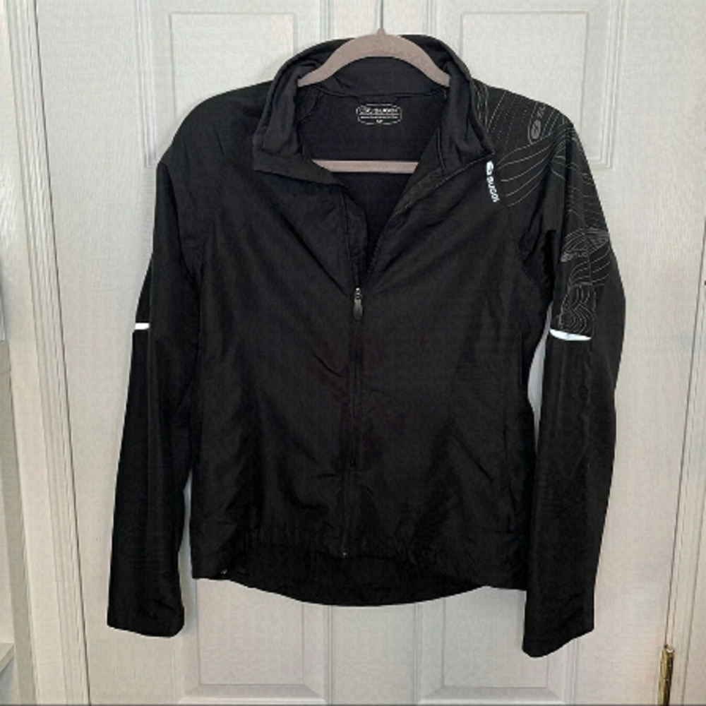 Sugoi Black Zip Up Running Jacket Small